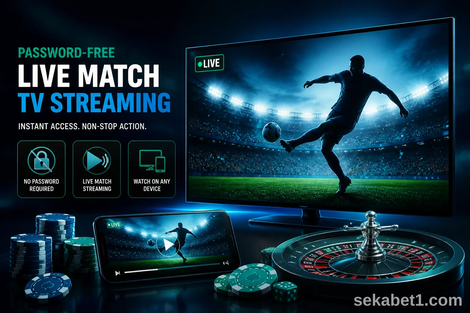 Sekabet TV şifresiz canlı maç yayın ekranı